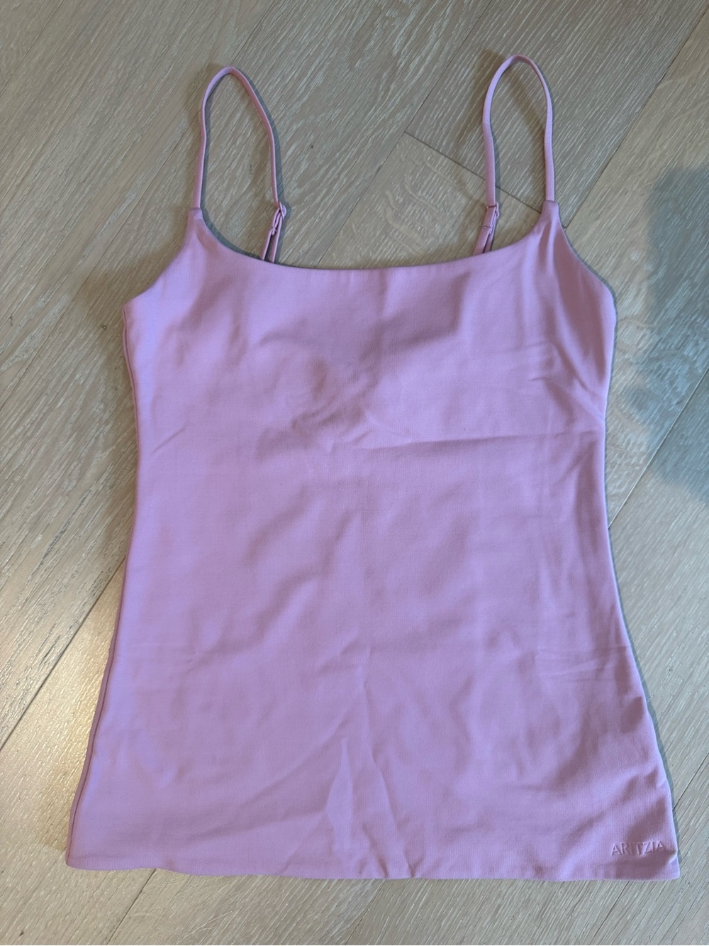ARITZIA Pink Spaghetti-Strap Tank Top